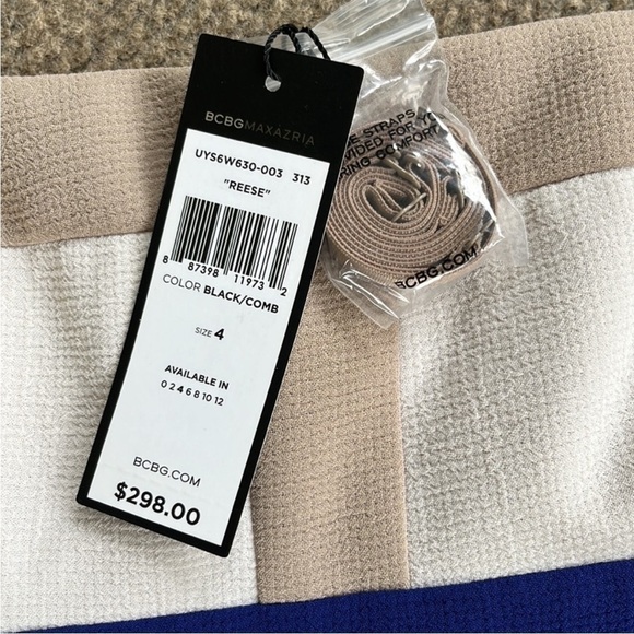 BCBGMaxAzria Reese Colorblock Dress Women’s Size 4 NWT $298.00 - Picture 5 of 13
